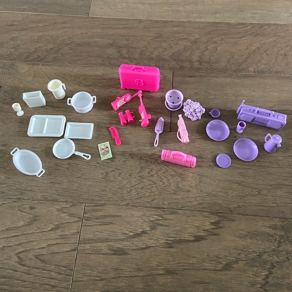 Barbie Other - Barbie Dishes kitchen accessories pieces